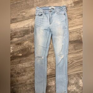 Abercrombie & Fitch the super skinny ankle midrise